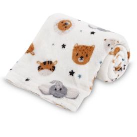 Manta De Bebê Microfibra 90X110 Cm Havan Baby 1 Pç - Safari