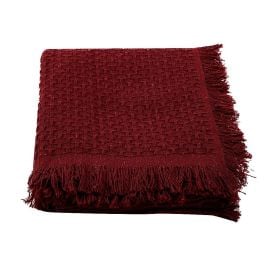 Manta Para Sofá Ravena 1,40X1,20 M Havan Casa - Bordô