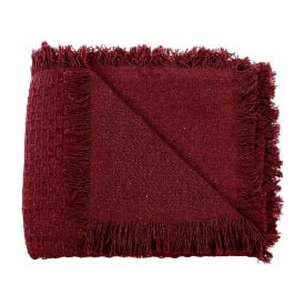 Manta Para Sofá Ravena 1,40X1,20 M Havan Casa - Bordô