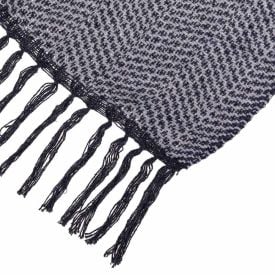 Manta Para Sofá Rústica 1,20X1,50 M Havan Casa - Grafite Tramado