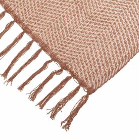 Manta Para Sofá Rústica 1,20X1,50 M Havan Casa - Bege Tramado