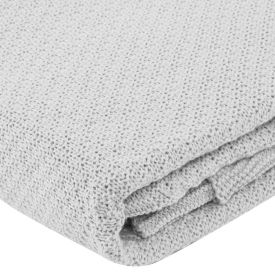 Manta Peseira Tricot Versalhes 100% Poliéster Havan Casa - Prata