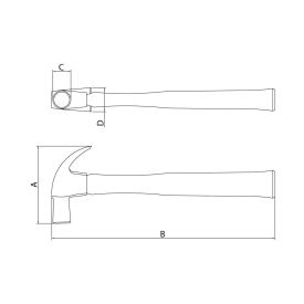 Martelo De Unha 20Mm Tramontina - 40370/020