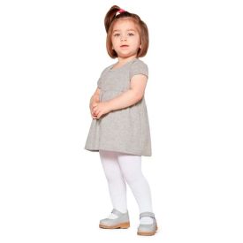 Meia Calça Infantil Fio 40 Lupo - Branco Antartida BB