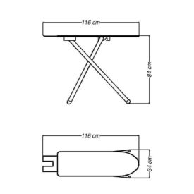 Mesa De Passar Compact Tramontina - Floral C
