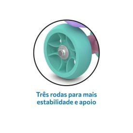 Meu Primeiro Patinete Rosa Brinquedos Bandeirante - 1563