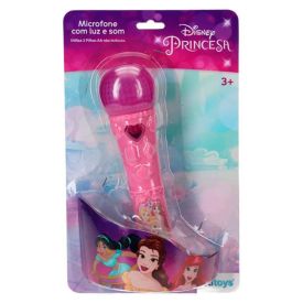 Microfone Com Luz E Som Princesas Etitoys - YD-223