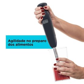 Mixer Black And Decker Com Haste Em Inox M300