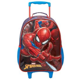 Mochila Com Rodinhas Homem Aranha Azul Xeryus - 13330