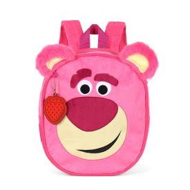 Mochila de Costas Infantil Pelúcia Lotso Luxcel - Rosa