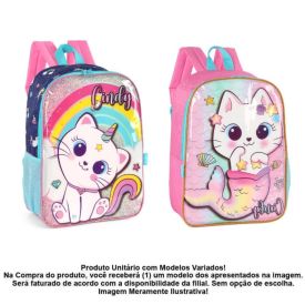 Mochila De Costas Infantil Pequena Cindy Luxcel - Sortido