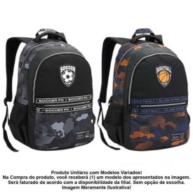 Mochila de Costas Infantil Sport Seanite - Sortido