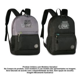 Mochila de Costas Juvenil Create Clio Style - Sortido