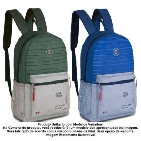 Mochila De Costas Juvenil Dream Bigger Clio Style - Sortido