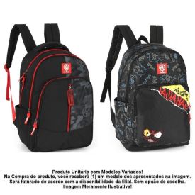 Mochila De Costas Juvenil Enaldinho Luxcel - Sortido