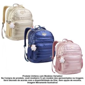 Mochila de Costas Juvenil Lorena Queiroz Seanite - Sortido