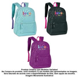 Mochila De Costas Juvenil Love Clio Style - Sortido