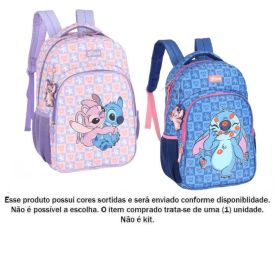 Mochila De Costas Stitch Infantil Luxcel - Sortido