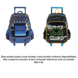 Mochila De Rodinha Games Infantil Luxcel - Sortido