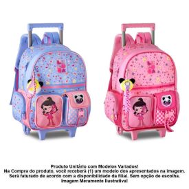 Mochila De Rodinha Luluca Clio Style - Sortido