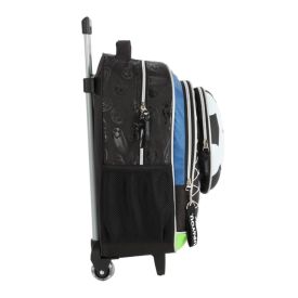 Mochila Infantil Com Rodinhas Futebol Luxcel - 1 Unidade