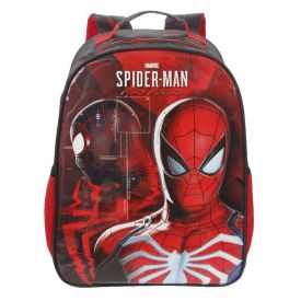 Mochila Infantil de Costas Homem Aranha Xeryus - Preto 