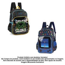 Mochila Infantil Games Luxcel - Sortido