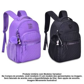 Mochila Juvenil Crinkle Rebecca Bonbon Clio Style - Sortido