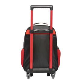 Mochila de Rodinhas Homem-Aranha Infantil Xeryus - Preto