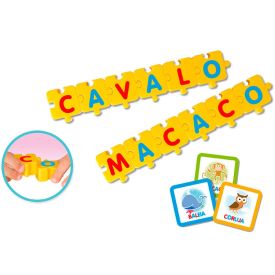 Monta Palavras Multidisciplinar 36 Peças Elka - AMARELO