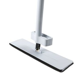 Mop Flat Com Cabo Ajustável E Esfregão Havan Casa 129Cm - Branco e Prateado