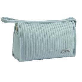 Necessaire Trapézio Puffer Alice Palucci - Azul