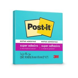 Post-It Notas Adesivas 76Mm Com 90 Folhas Azul Eletric - 3M