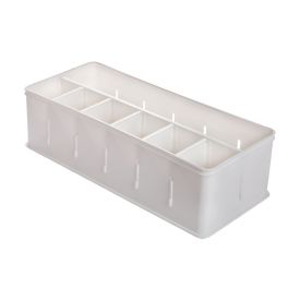 Organizador Encaixa 6 Divisórias Pequeno Plasúill - Branco