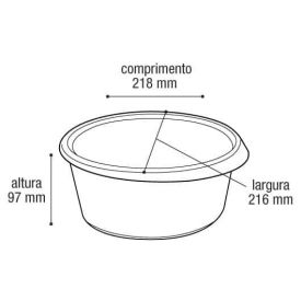 Pote Hermético Label 3 Litros Arqplast - Aço Inox