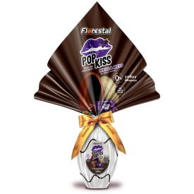 Ovo de Páscoa Ao Leite e Branco Pop Kiss Florestal - 220g