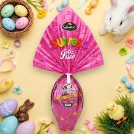 Ovo de Páscoa Menina com Supresa Cacauê - 180g