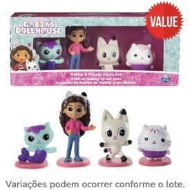Pack com 4 Mini Figuras, Gabbys Dollhouse, Sunny