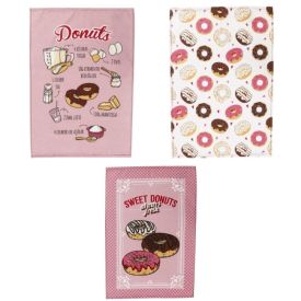 Pano de Copa 100% Algodão Felpudo Döhler 1 Pç - Sortido Donuts