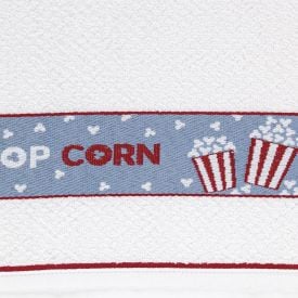 Pano De Copa 100% Algodão Gourmet Havan Casa 1 Pç - Pop Corn