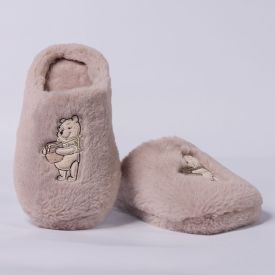 Pantufa Feminina Bordada Disney Pooh