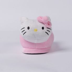 Pantufa Infantil Hello Kitty 3D Sanrio Rosa
