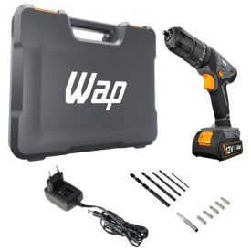 Parafusadeira e Furadeira de Impacto Wap 12V Wf 12K4.2 - Bivolt
