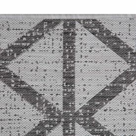 Tapete Passadeira Amazonas 57X180 Cm Havan Casa - Cinza Geométrico