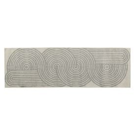 Tapete Passadeira 57Cmx1,80 m Lotus Havan Casa - Cinza Design