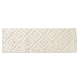 Passadeira Para Quarto E Sala 60Cmx1,80M Milano Havan Casa - Marfim Losango