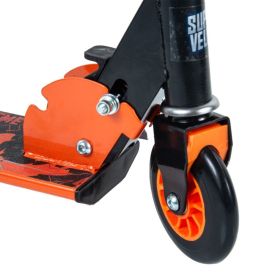 Patinete 2 Rodas Dobrável Radical Havan Toys - Laranja/Preto