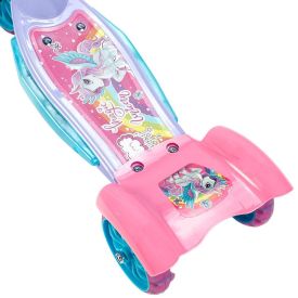 Patinete Unicórnio 3 Rodas Com Cesta Som E Led Havan Toys - Rosa