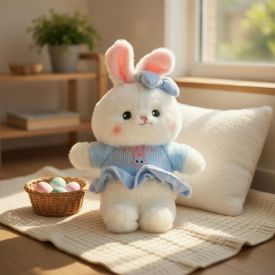 Pelúcia Coelho com Lacinho 25 cm Havan Toys - Sortido