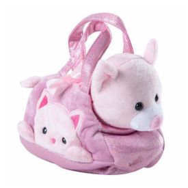 Bolsa Pelúcia Cutie Handbags Gato Rosa Multikids - BR1715